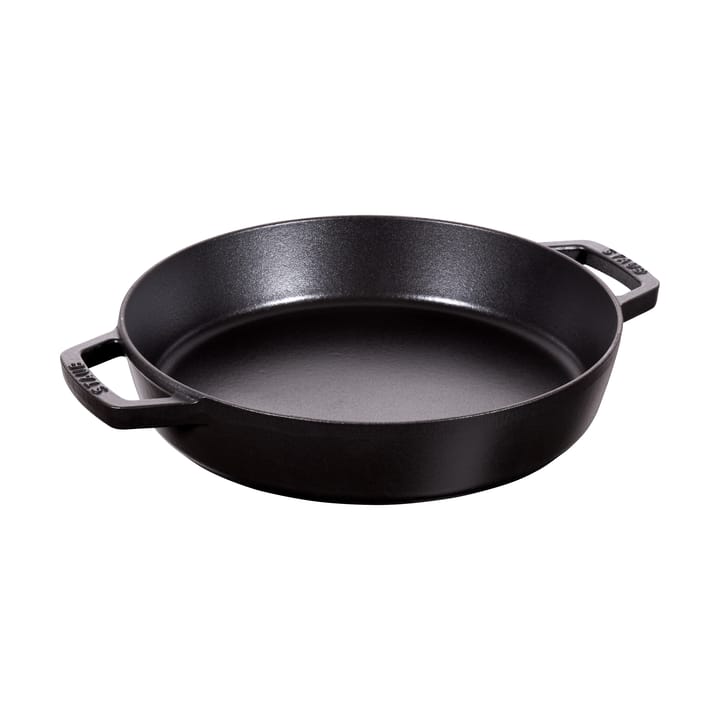 Poêle à frire Staub fonte 2 poignées noire - Ø26 cm - STAUB