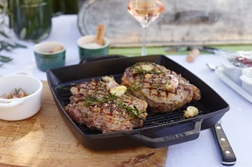 Poêle à griller Pure Staub fonte carrée noire - 28 cm - STAUB