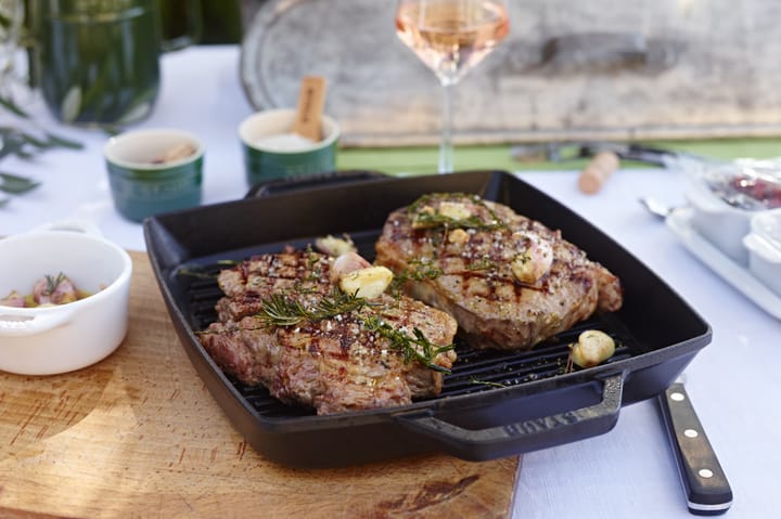 Poêle à griller Pure Staub fonte carrée noire, 28 cm STAUB