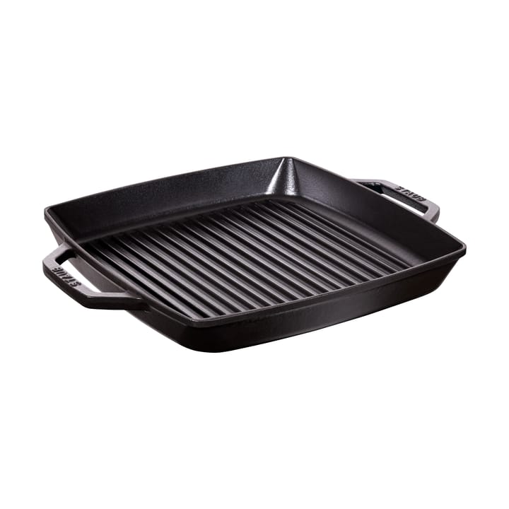 Poêle à griller Pure Staub fonte carrée noire - 33 cm - STAUB