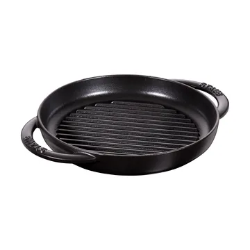 Poêle à griller Pure Staub fonte ronde noire - Ø22 cm - STAUB
