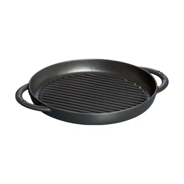 Poêle à griller Pure Staub fonte ronde noire - Ø26 cm - STAUB