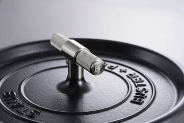 Poignée en T Buster & Punch 8 cm - Acier inoxydable - STAUB
