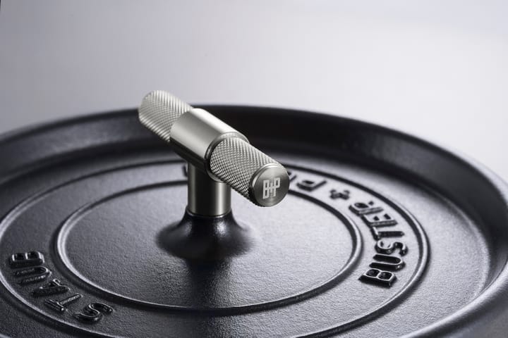Poignée en T Buster & Punch 8 cm, Acier inoxydable STAUB