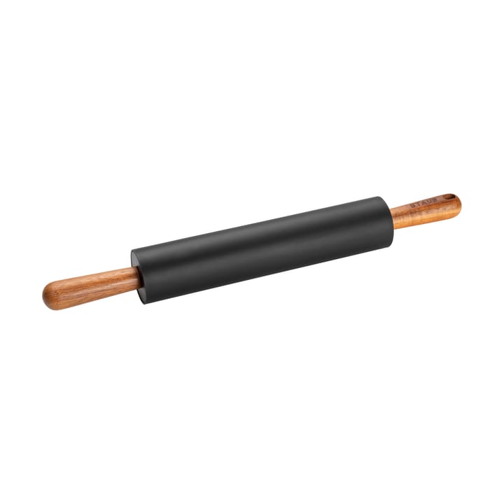 Rouleau à pâtisserie en silicone Staub L - Bois d'acacia noir - STAUB