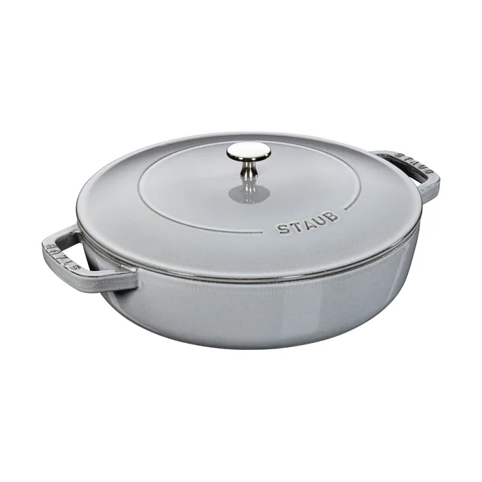 Sauteuse Chistera Ø28 cm 3,7 L, Gris STAUB