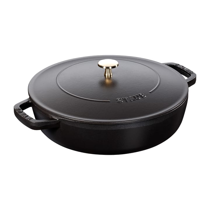 Sauteuse Chistera Ø28 cm 3,7 L - Noir - STAUB