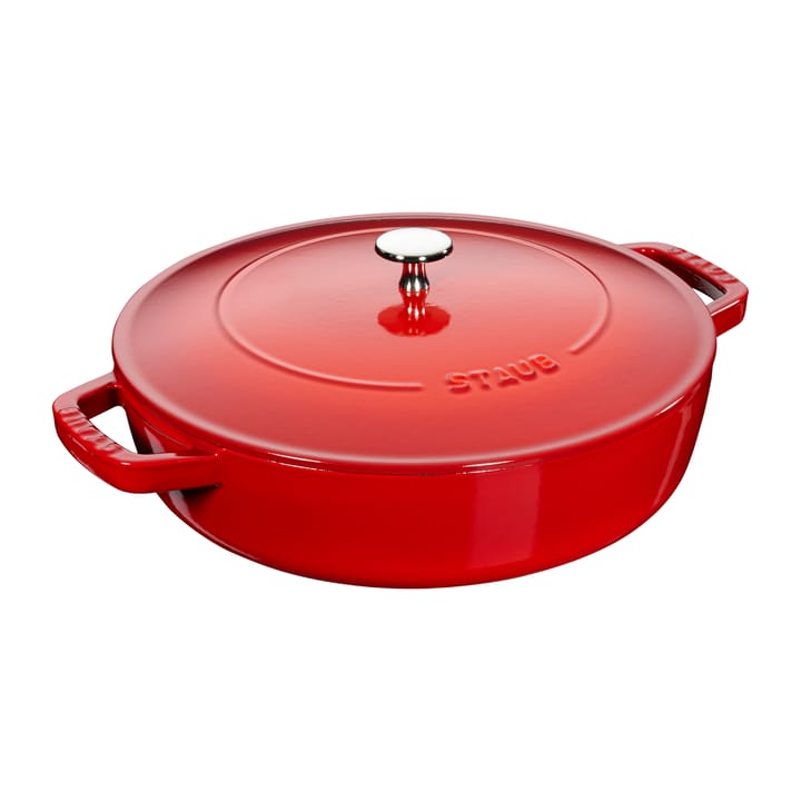 Sauteuse Chistera Ø28 cm 3,7 L - Rouge - STAUB