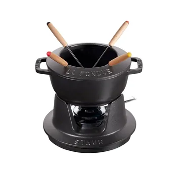 Set à fondue Staub 1,1 l - noir - STAUB
