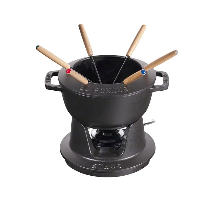 Set à fondue Staub 1,65 l - noir - STAUB