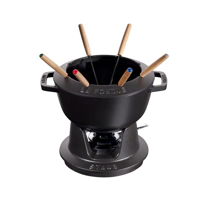 Set à fondue Staub 2,35 l - noir - STAUB