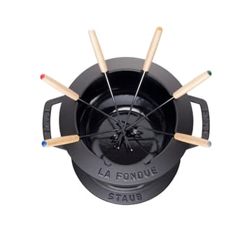 Set à fondue Staub 2,35 l - noir - STAUB