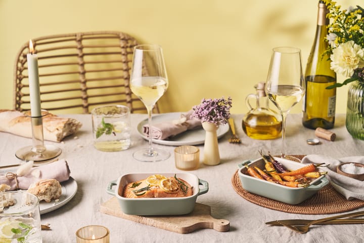 Set de plats à gratin Staub fonte rectangulaire 2 pièces, Bois d'eucalyptus STAUB