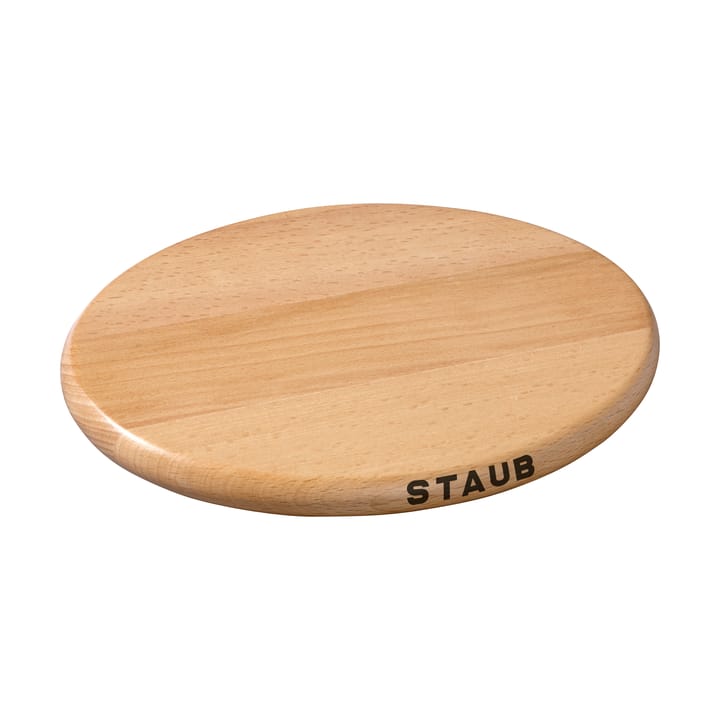Sous-plat magnétique ovale en hêtre Staub - 15 cm - STAUB