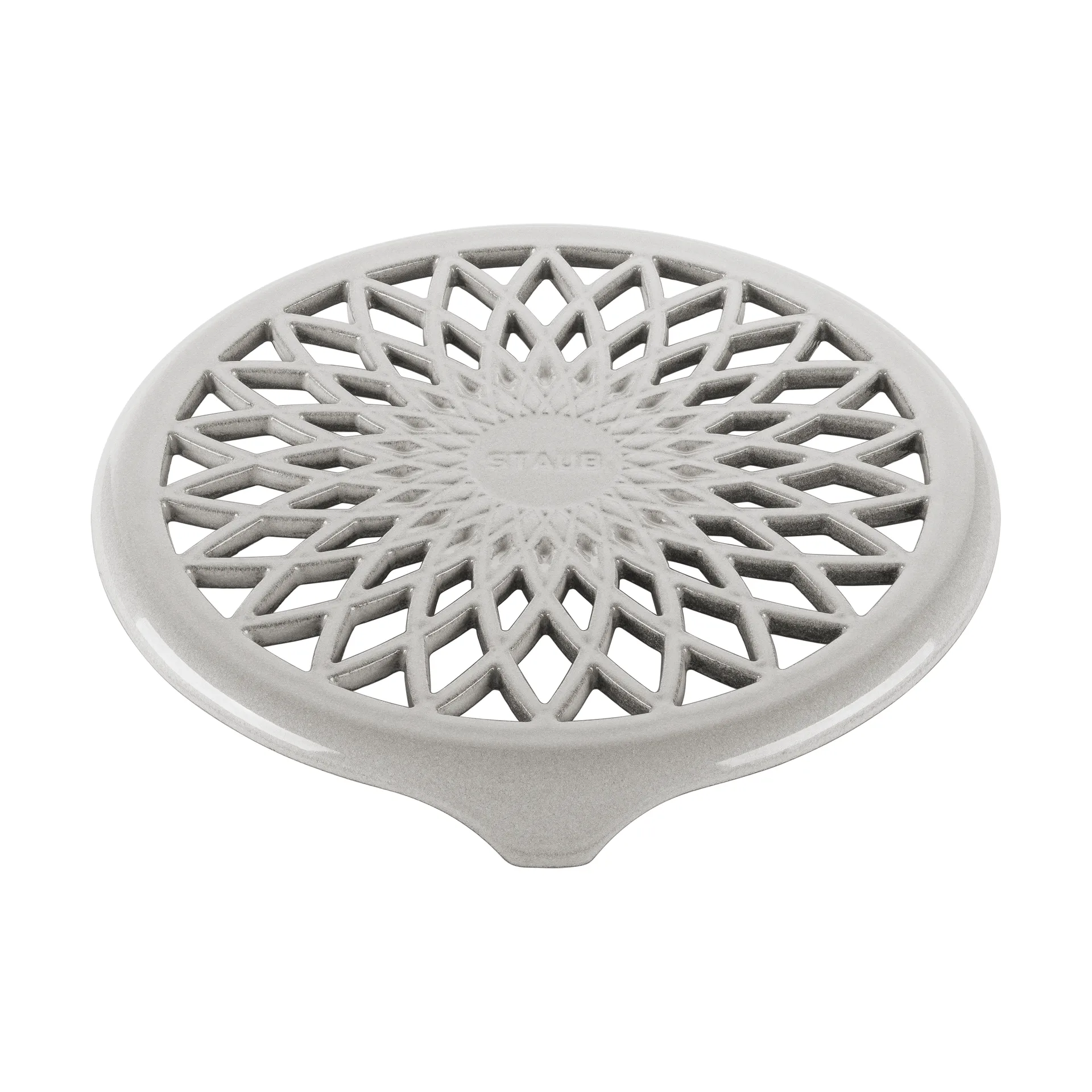 Sous-plat Twister Staub 18,5x19 cm, White truffle STAUB