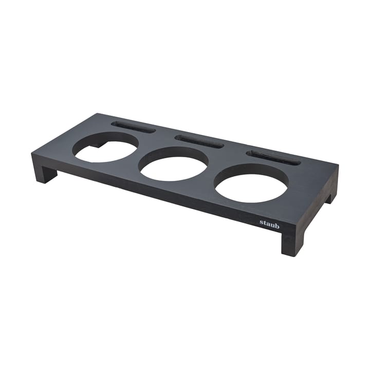 Support de service Staub pour 3 mini cocottes - Noir - STAUB
