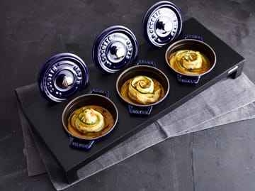 Support de service Staub pour 3 mini cocottes - Noir - STAUB