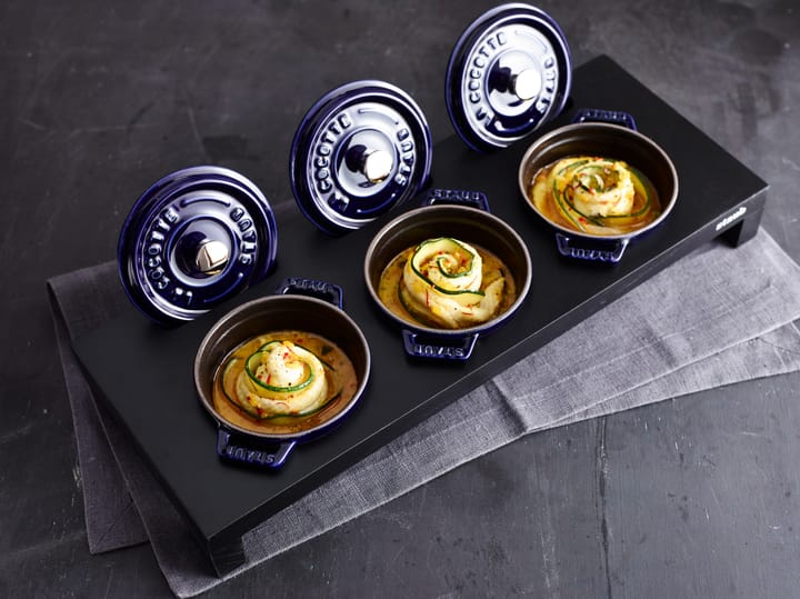 Support de service Staub pour 3 mini cocottes, Noir STAUB