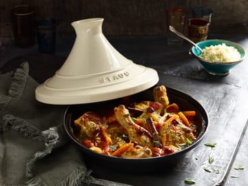 Tagine Staub fonte noir-beige - 20 cm - STAUB
