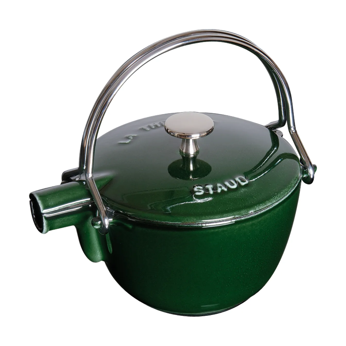 Théière Staub fonte ronde 1,15 L, Basilic vert STAUB