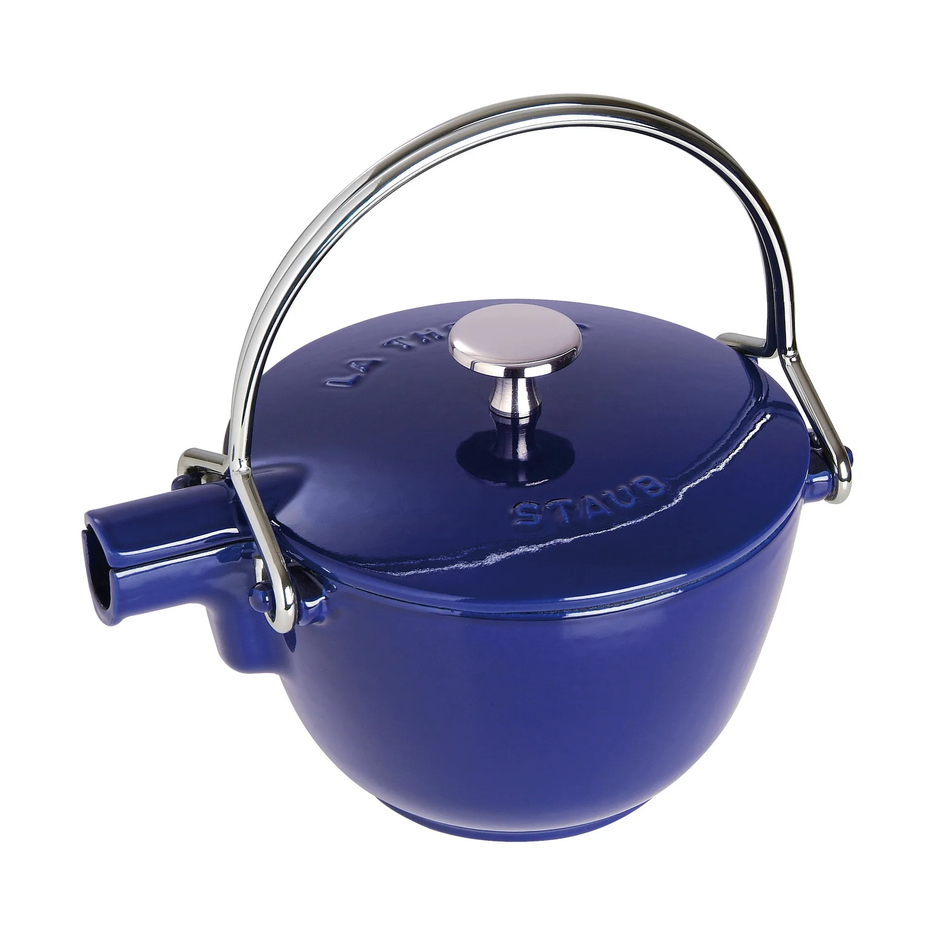 Théière Staub fonte ronde 1,15 L, Bleu foncé STAUB