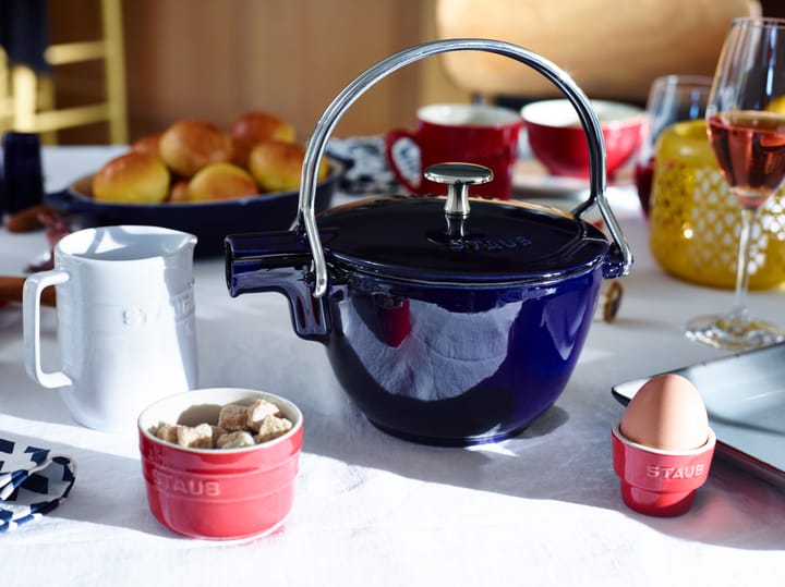 Théière Staub fonte ronde 1,15 L, Bleu foncé STAUB