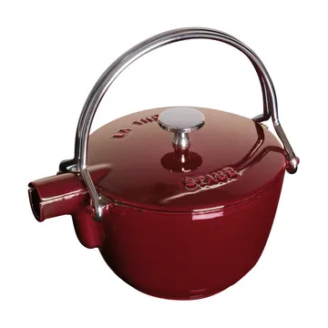 Théière Staub fonte ronde 1,15 L - Rouge grenadine - STAUB