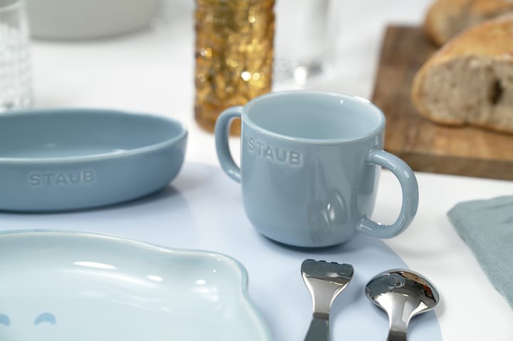 Vaisselle enfant Staub 4 pièces, Bleu STAUB