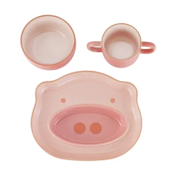 Vaisselle enfant Staub 4 pièces - Rose - STAUB
