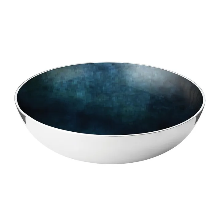 Stelton Stockhol 200, klein-Horizon Schale, Aluiniu it kalter Eaille, 21 x 8 x