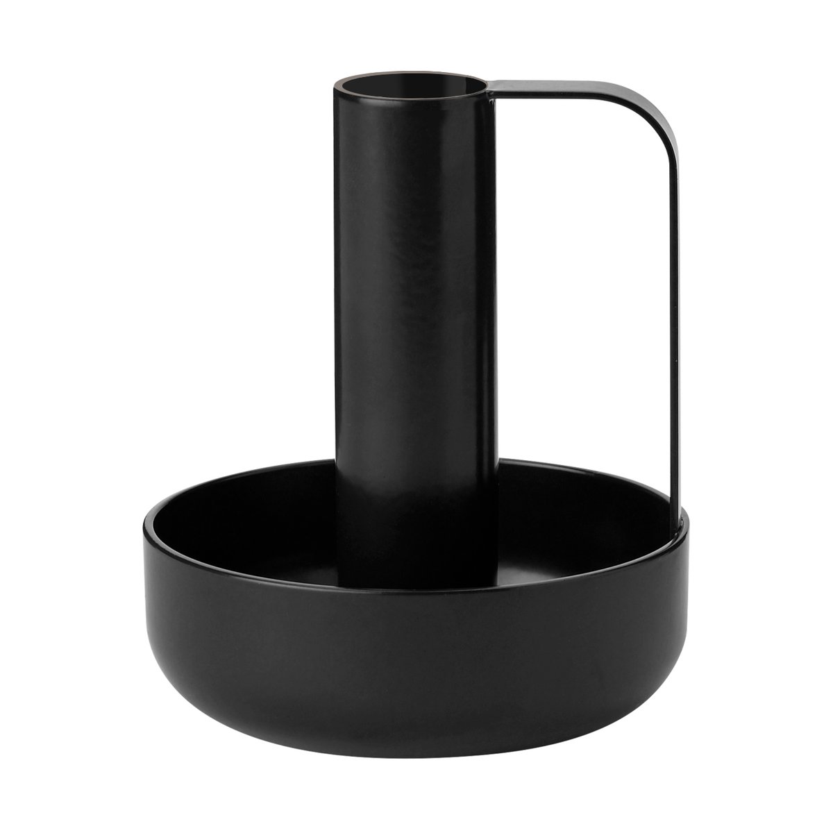 Stelton Bougeoir Ida 10 cm Black | Design Scandinave | Bougeoirs | Noir