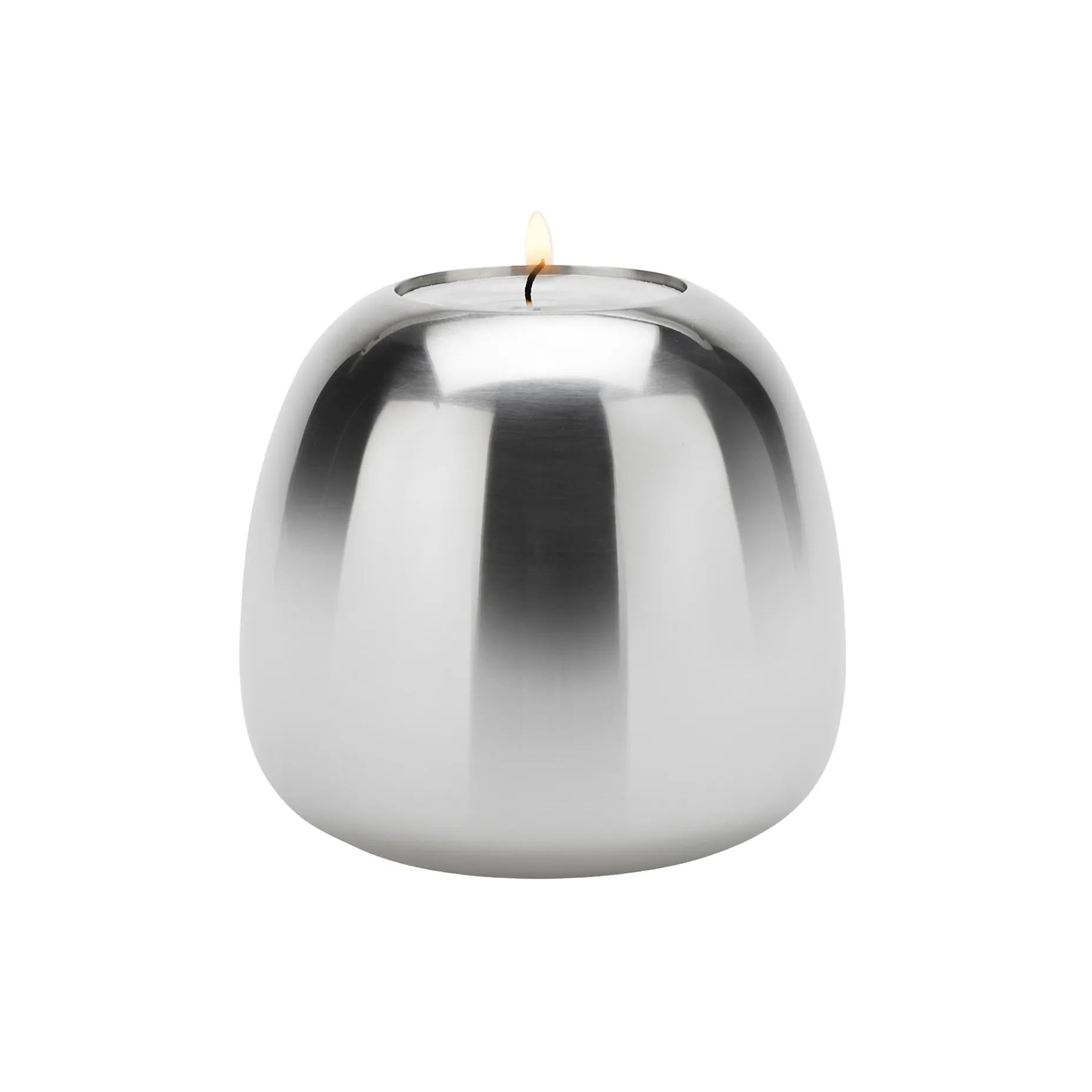 Bougeoir Ora acier inoxydable, Grand Stelton