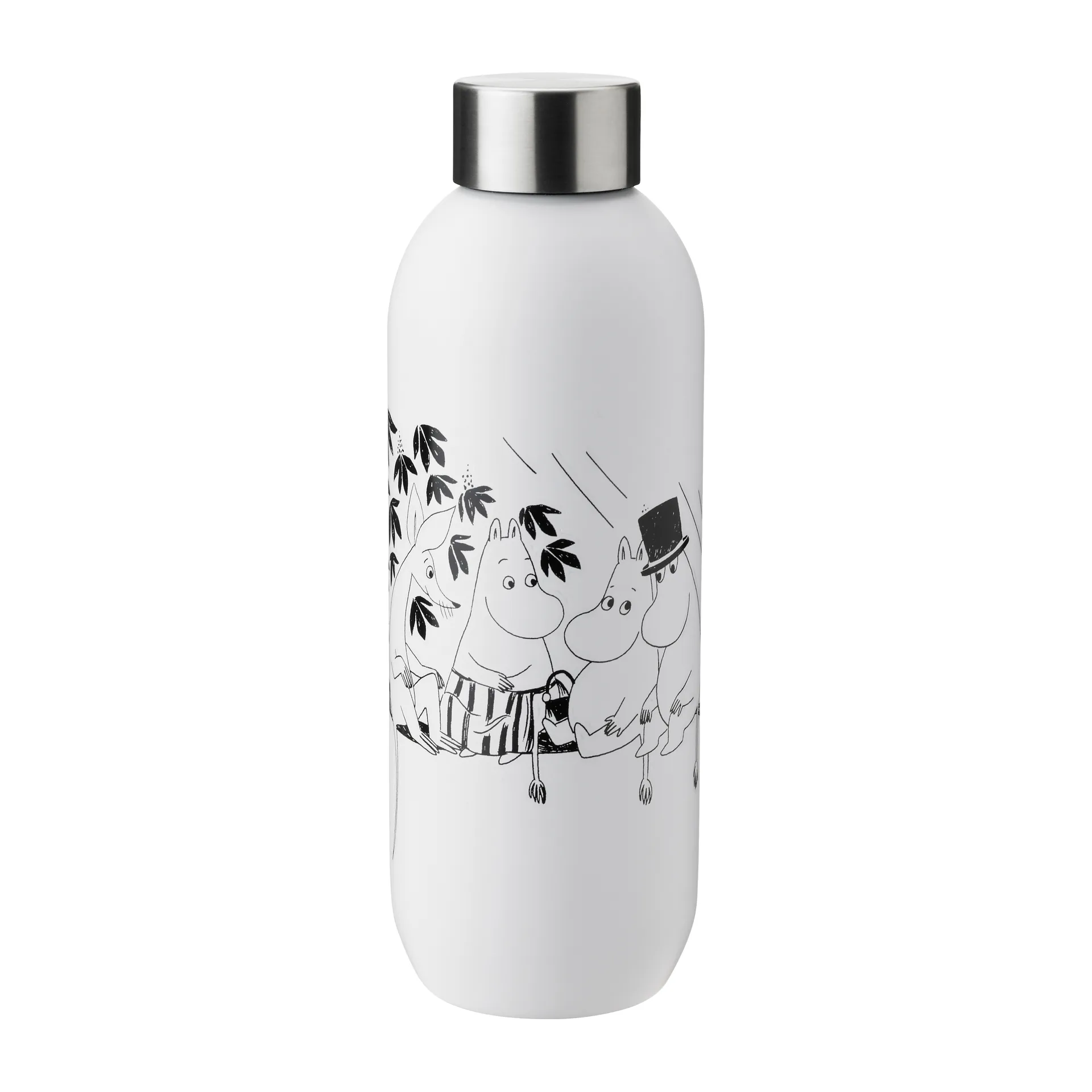 Bouteille Keep Cool Moomin 0,75 l, Soft white-black Stelton