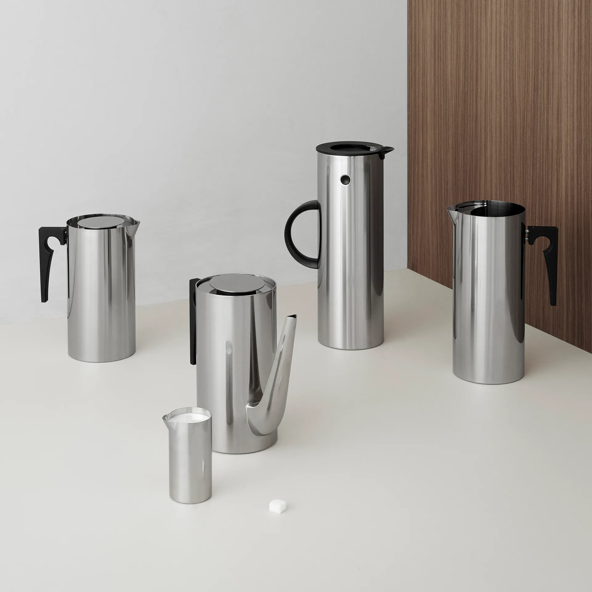 Cafetière à piston AJ cylinda-line 1 l, acier inoxydable Stelton