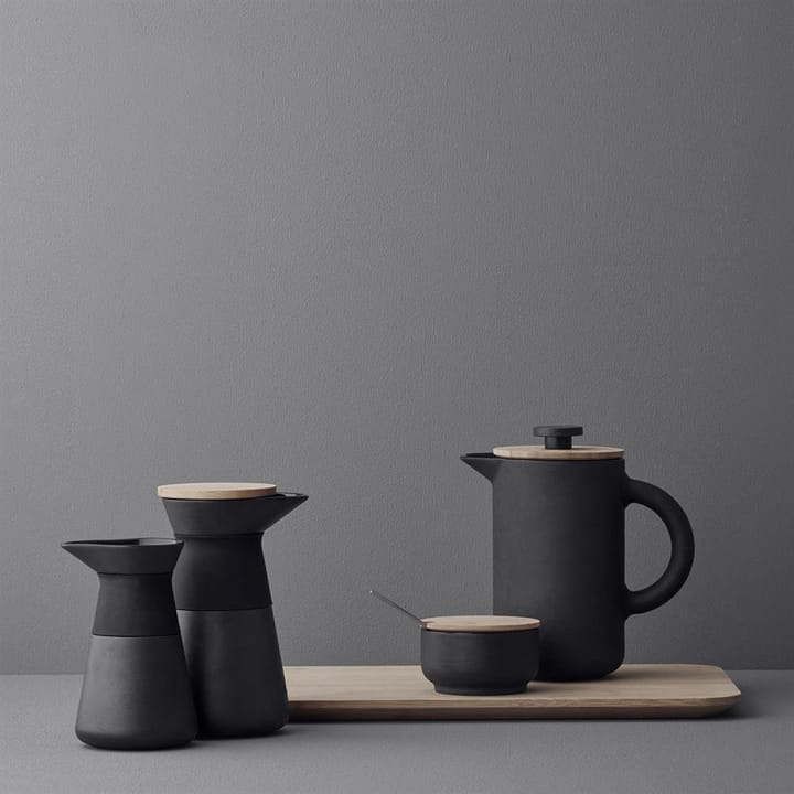 Cafetière à piston Theo, Noir Stelton