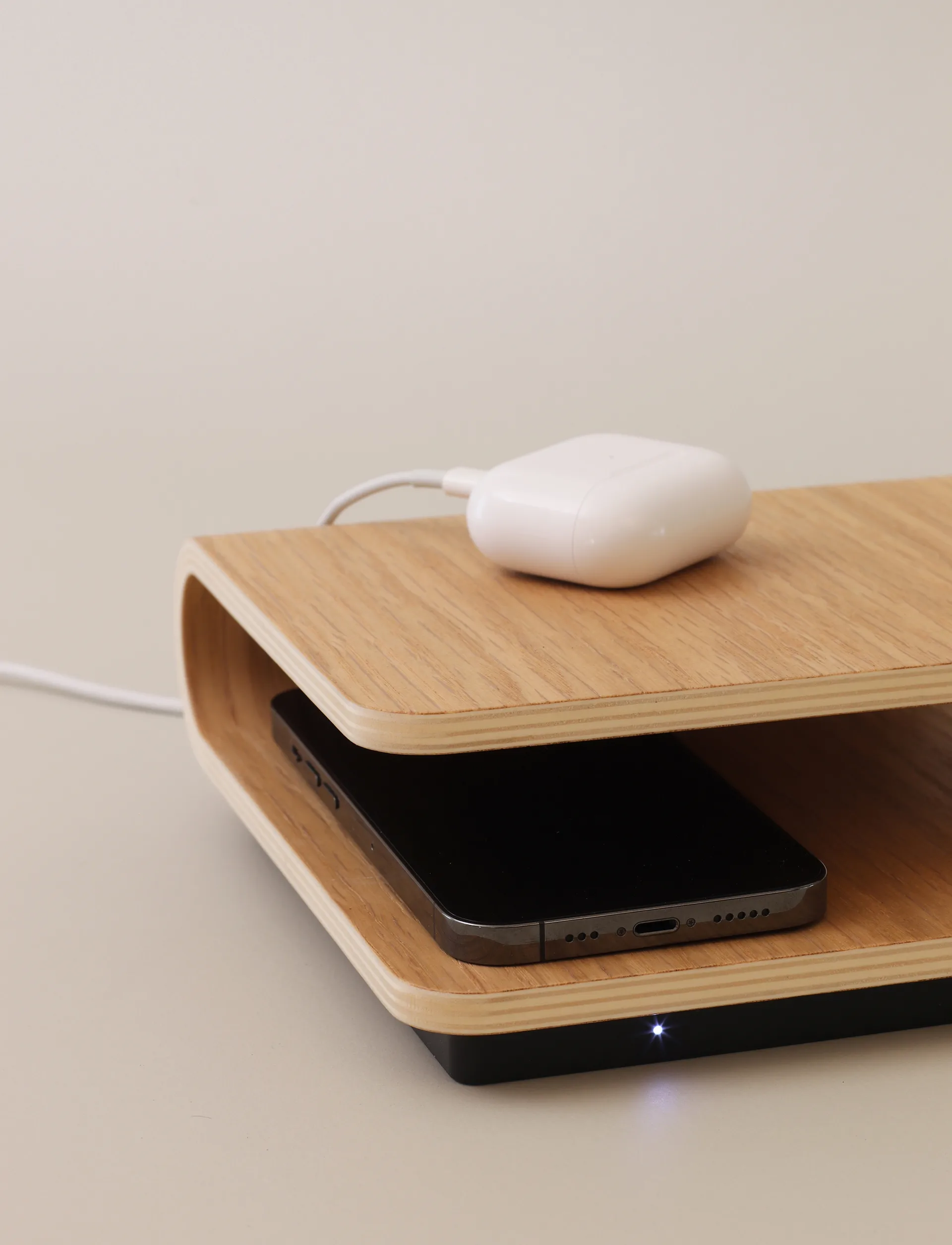 Chargeur sans fil Ro, Oak Stelton