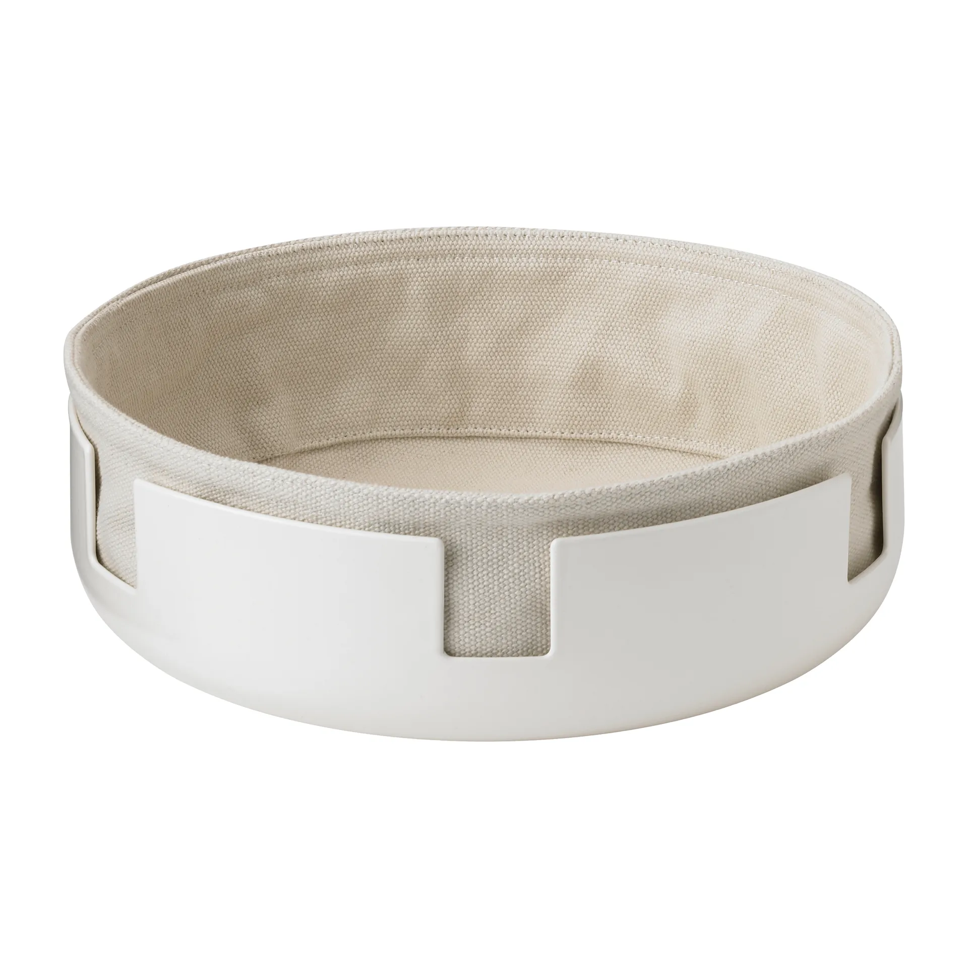 Corbeille à pain Luna Ø21,5 cm, Blanc doux Stelton