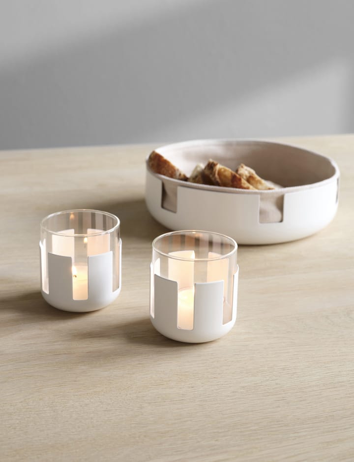 Corbeille à pain Luna Ø21,5 cm, Blanc doux Stelton
