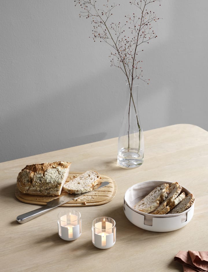 Corbeille à pain Luna Ø21,5 cm, Blanc doux Stelton