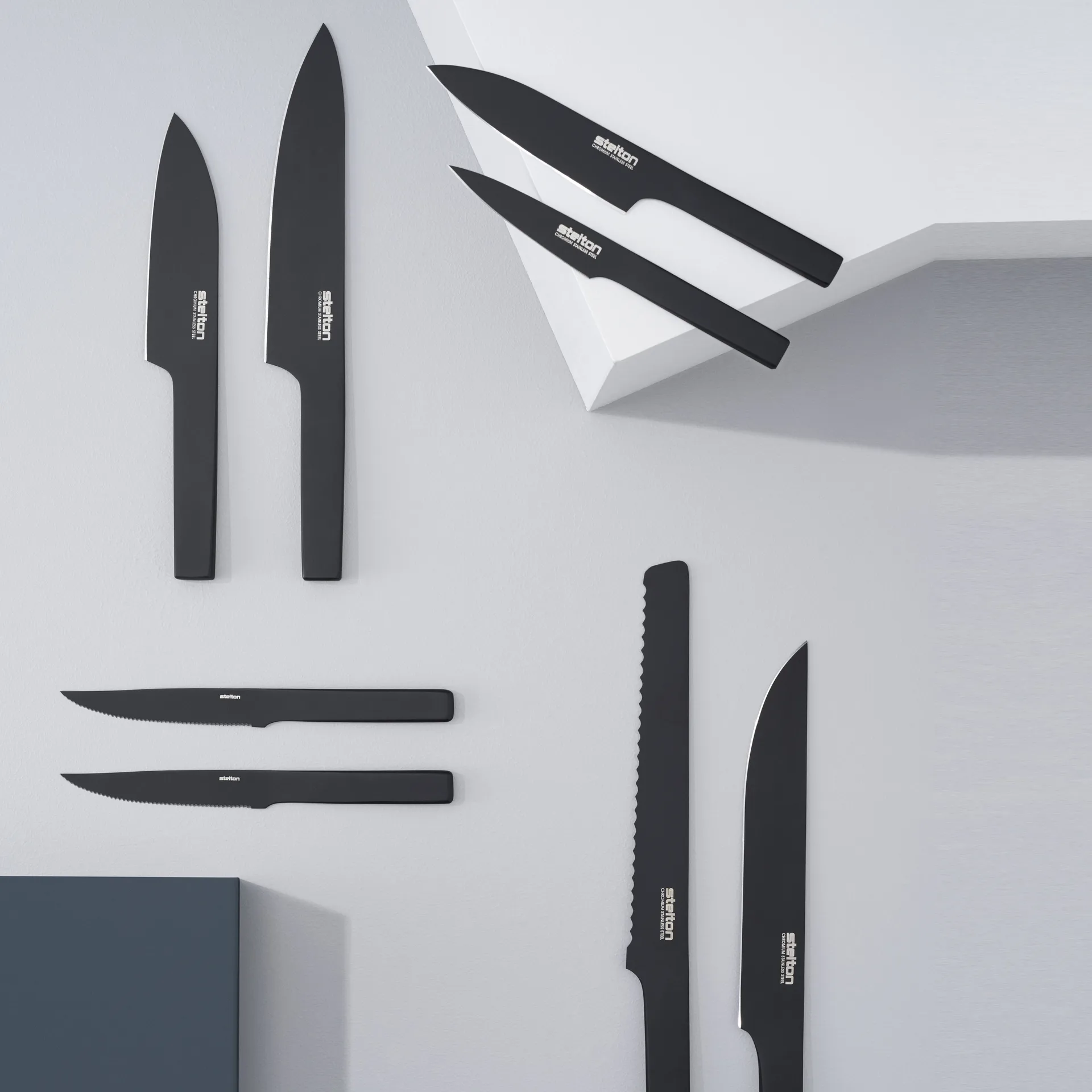 Couteau de chef Pure Black, 36 cm Stelton