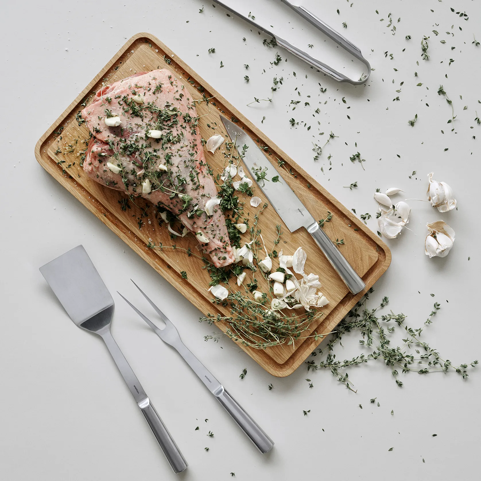 Couteau deba Sixtus, Acier inoxydable Stelton