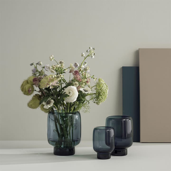 Hoop vase bleu nuit - 14 cm - Stelton