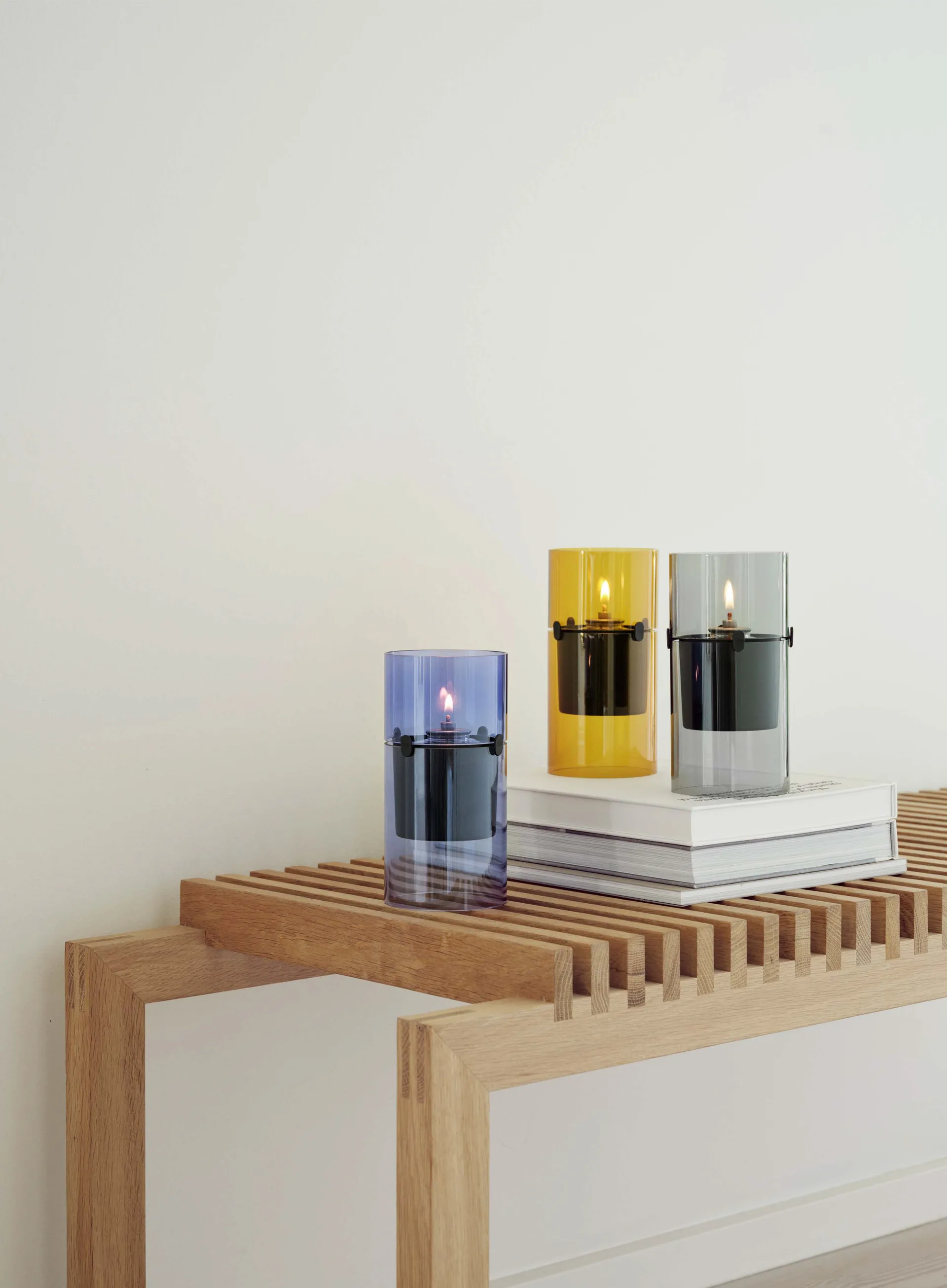 Lampe à huile Lucie 17,5 cm, Azure Stelton