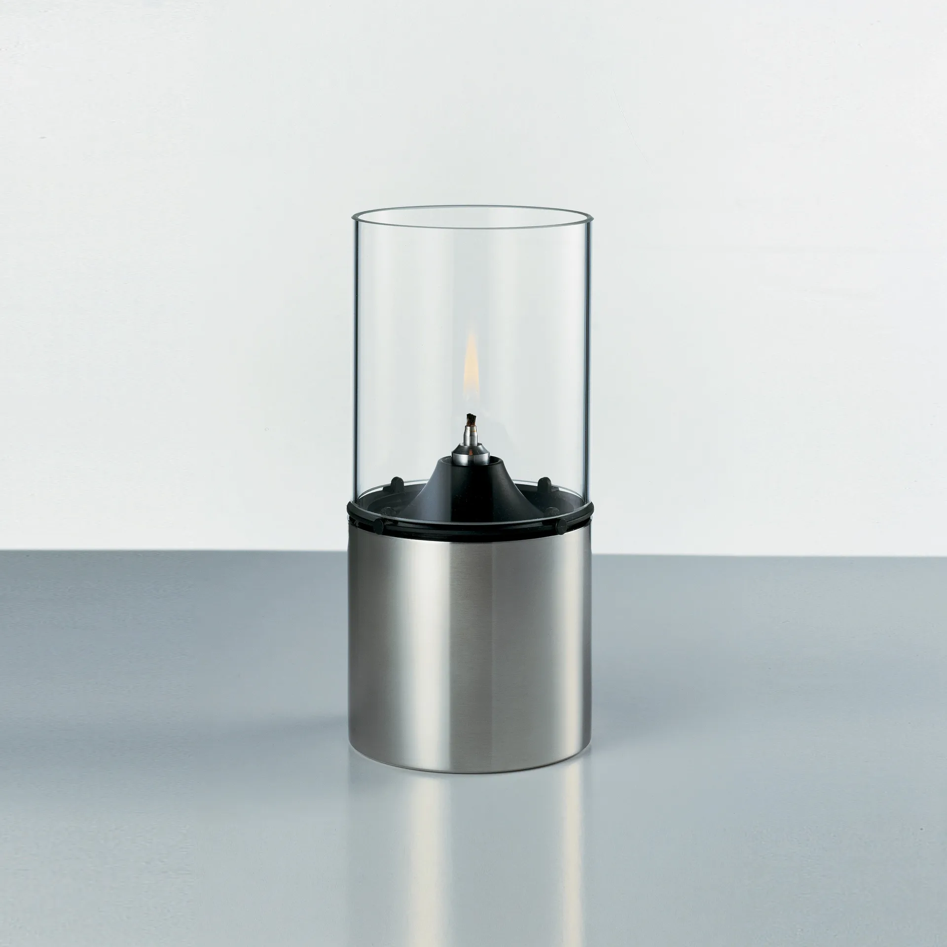 Lampe à huile Stelton, verre transparent Stelton