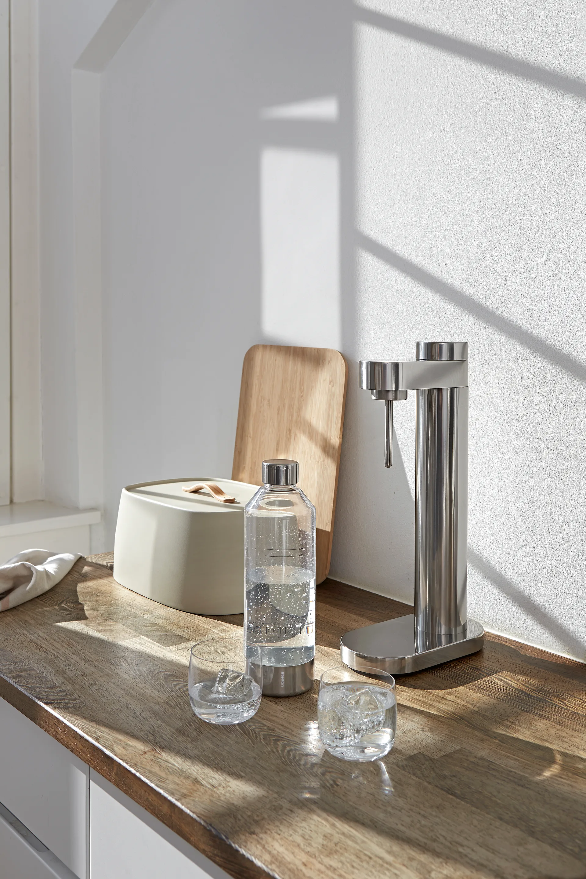 Machine à eau gazeuse Brus, Steel Stelton