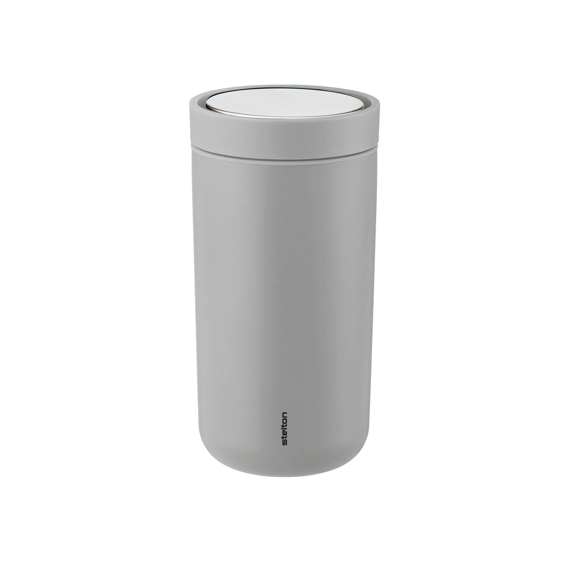 Mug isotherme To Go Click 0,2 l, Mat light grey Stelton