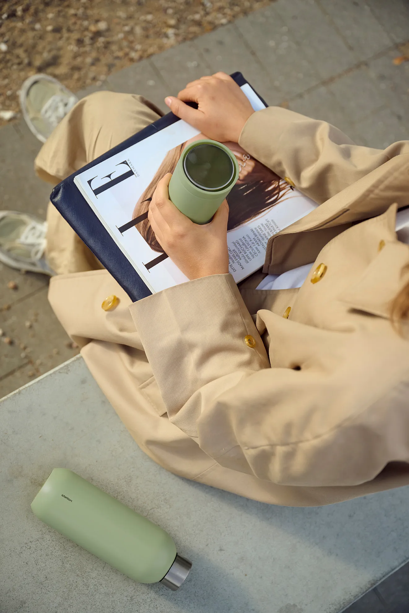 Mug isotherme To Go Click 0,2 l, Soft fern green Stelton