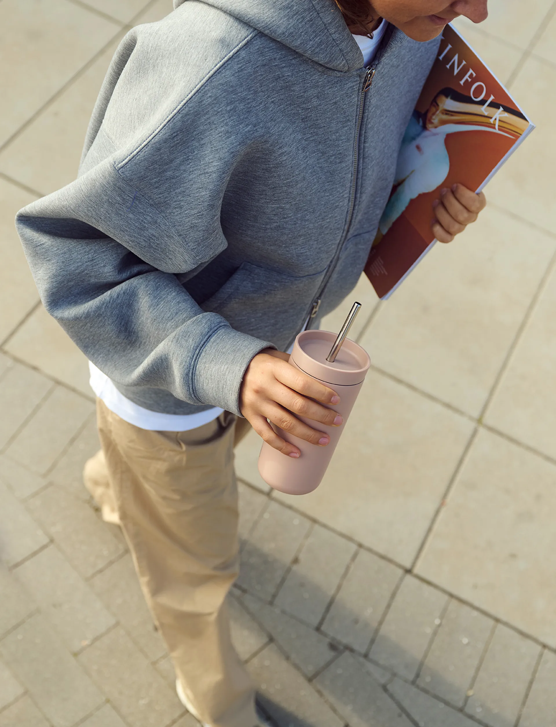 Mug isotherme To Go Sip avec paille 0,4 L, Heather Stelton