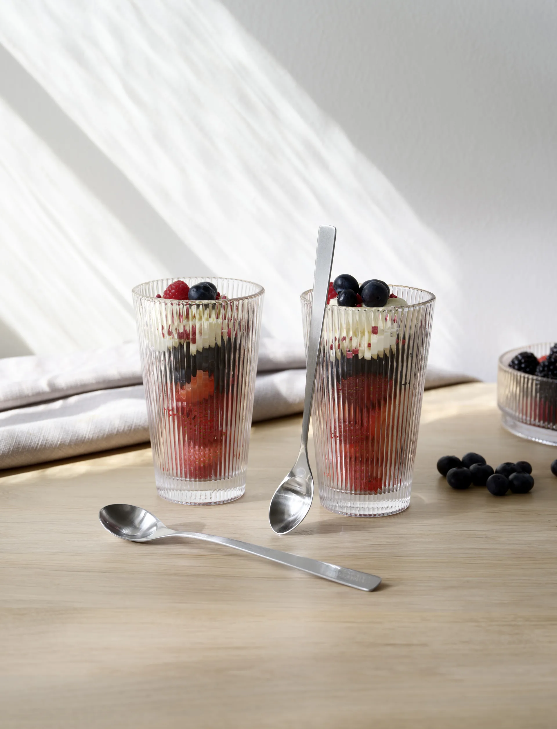 Pack de 2 cuillères à café Maya, Acier inoxydable Stelton