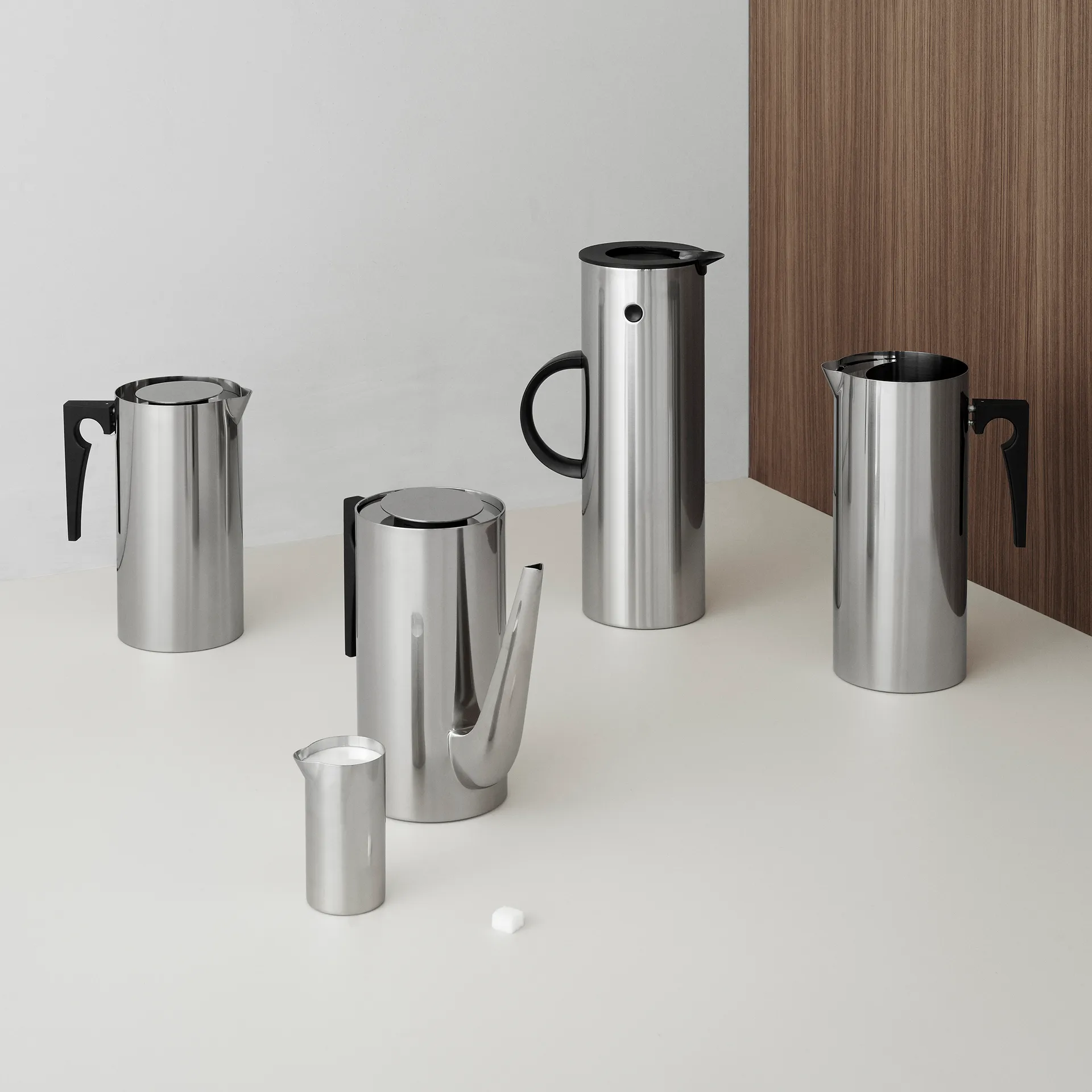 Pichet à crème AJ cylinda-line 15 cl, acier inoxydable Stelton